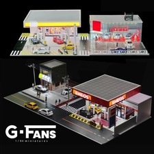 1/64 Diorama Garage Modell LED