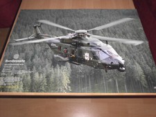 BUNDESWEHR POSTER MEHRZWECKHUBSCHRAUBER NH 90 HUBSCHRAUBER KAMPFHUBSCHRAUBER BW