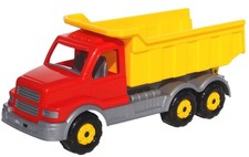 Große bunte Kipp-lkw