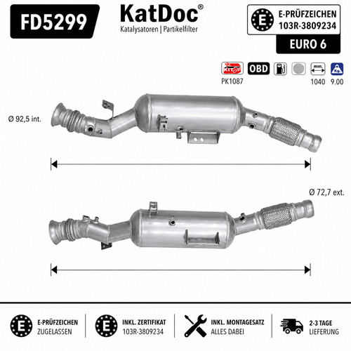 Dpf partikelfilter - ✅,