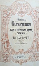Beethoven: 3 Leonoren-Ouvertüren, gebundene Partitur, Peters, TOP-Preis!