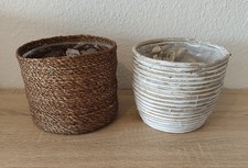 5 Blumentöpfe Seegras