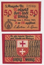 50 Pfennig Banknoten Notgeld