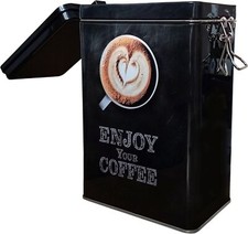 KAFFEEDOSE aus Metall luftdicht Blechdose Dose Kaffee Vorratsdose Aromadose 59