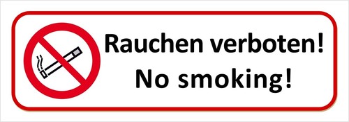 Aufkleber rauchen - aufkleber,