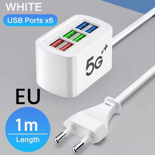 Fach 120w usb a - 6-fach, usb-a