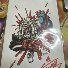 Battle Beast “Beast Mode” Sketch Book By SMUNCHY signed with coa special sig 