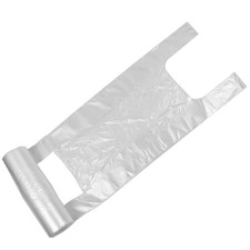 DayBays Knotenbeutel für 3kg 22+12x42cm auf Rolle Plastiktüten Transparent Tüten