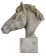 XL Pferdekopf Pferd Skulptur