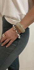 CHANEL Armband Chain CC Strass