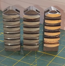 3 Stück Innenbackenfutter Spannbacken Metallfutter-Drehmaschinen-Teile