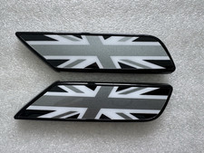 SIDE SCUTTLES SEITENBLINKEREINSATZ UNION JACK BLACK für MINI COOPER F54 CLUBMAN