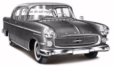 OPEL KAPITÄN P 1 Presse-Foto 1958 SELTEN ! Gross-Format.