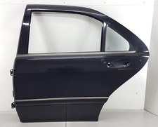 Mercedes S Klasse W220 Tür hinten links in schwarz Bj2003 Kurzversion VSG