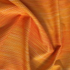 Polsterstoff Möbelstoff Webstoff Strukturstoff Stuhl Meterware Orange gestreift