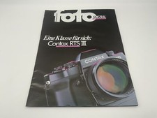 Contax RTS III Broschüre Magazin eine Klasse für sich Prospekt Deutsch