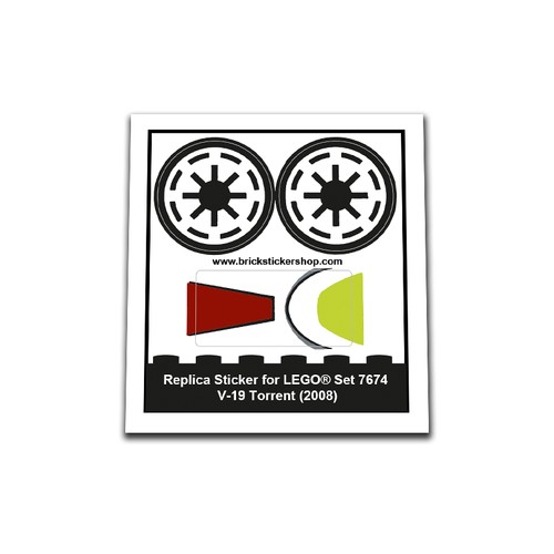Replacement sticker for - replacement, set