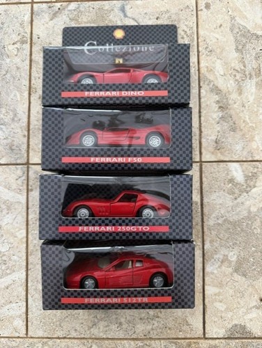 Ferrari set 4 autos - ferrari, 1/43