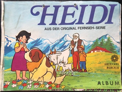 Heidi stickeralbum sammelalbum - stickeralbum,