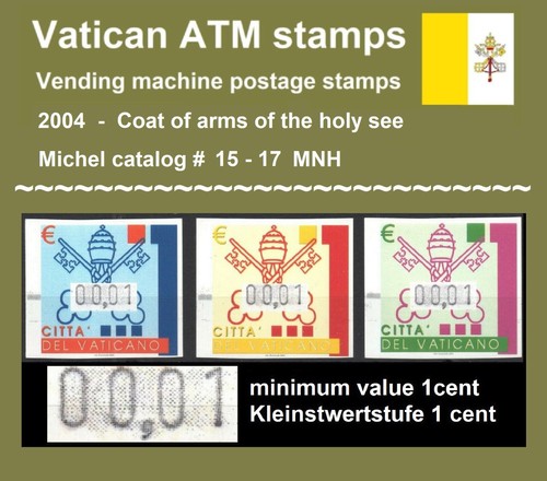 Vaticano vatikan atm 17 - vaticano, 15-17