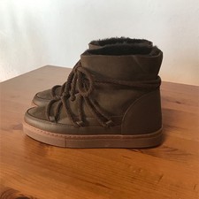 INUIKII Classic Gr. 39 Damen Shearling Lammfell Boots Stiefel Braun NEU UNGETGRA