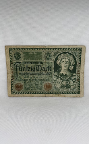 Banknote weimarer republik - /,
