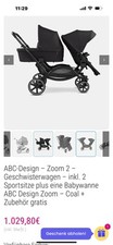 ABC Design 2in1 Kinderwagen mit Babywanne und Schlafsack