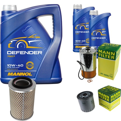 Inspektionspaket mannol - inspektionspaket, 7l