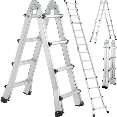 Aluminium teleskopleiter - aluminium,