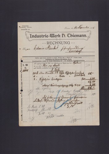 Dessau rechnung 1906 - rechnung,