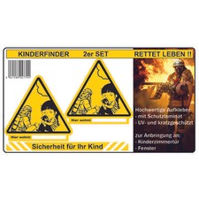 Kinderfinder 2er Set Aufkleber