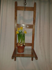 Wandkonsole aus alter bäuerlicher Kraxe/Rückentrage, sehr dekorativ