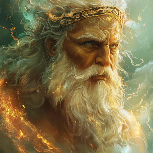 Wandtattoo aufkleber zeus gott - aufkleber,