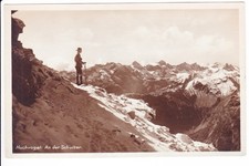 (865) Hochvogel Allgäuer Alpen; Stempel: Exkursion Brecht-Bergen