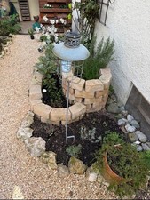 LOBERON Solar-Laterne Nistos Gartenlaterne Solarlampe Eisen antikgrau