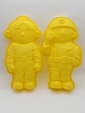 2x Silikon Backform Bob der Baumeister HIT 2006 Retro Kindergeburtstag