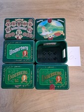 5x Underberg Blechdosen alt 1 Flaschenkasten Konvolut 6