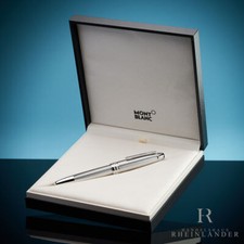 Montblnc Meisterstück Solitaire LeGrand Geometry Platinum Fountain Pen ID 118097