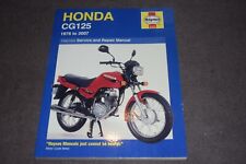 Reparaturanleitung Reparaturhandbuch Honda CG 125 1976-2007 neuwertig/unbenutzt