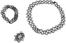 3-tlg. Schmuck-Set Tattoo