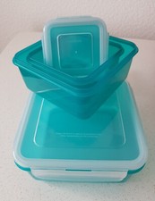 LocknLock 4er Frischhaltedosen CAPRIBLAU 180 / 410 / 750ml / 1,2l , Dosen-SET