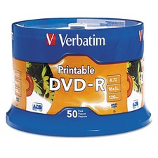 Verbatim DVD-r 4.7Gb 16X White