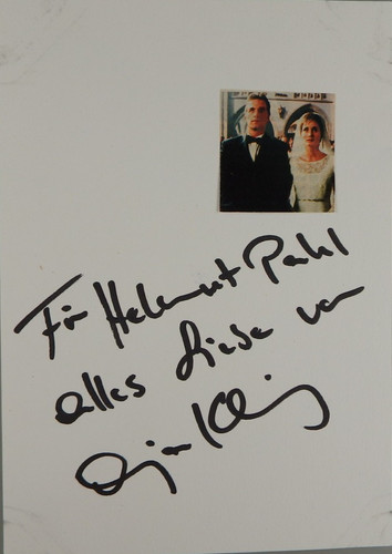 Autogramm deutsche film und - deutsche, film-