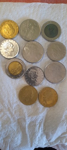 Italienische lire münzen - italienische,