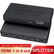 1 in 4 out HDMI Splitter