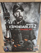 Chuck NORRIS The EXPENDABLES 2 Kino BANNER Sehr Selten