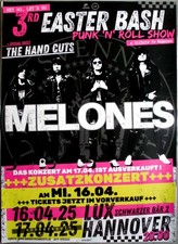 MELONES - RAMONES - 2025 - Live In Concert - Easter Bash - Poster - Hannover