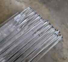 Acrylglas glasklar Rund Stange Stab Ø 15 mm - 2 Stück ca. 500 mm lang