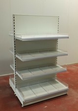 Gon1-2 Tegometall Bio Markt Regal Gondelregal Trenner Kleinteile Fachboden 2m 