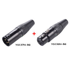 XLR Stecker Kupplung Stecker Buchse Mikrofonkabel 3 polig Kabel Audio Plug Waage